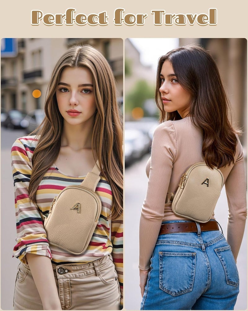 Freesya Store Birthday Gifts, Initial Crossbody Bags for Women Girls, Teen Girl Gifts Trendy Stuff, Lightweight Phone Purses with Crossbody Strap, Handsfree Travel Sling Bag, Personalized Traveling Gifts - Image 5